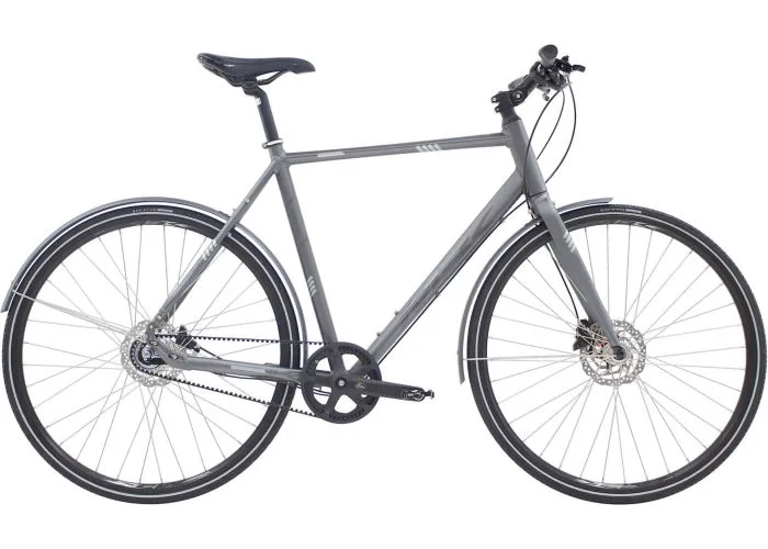 MBK Concept 4Four herre citybike i lysegrå (remtræk)