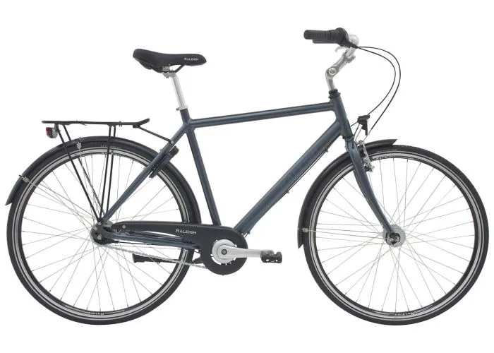 Raleigh Shopping Alu Herre 7g Shimano Nexus fodbr. mat grå blå