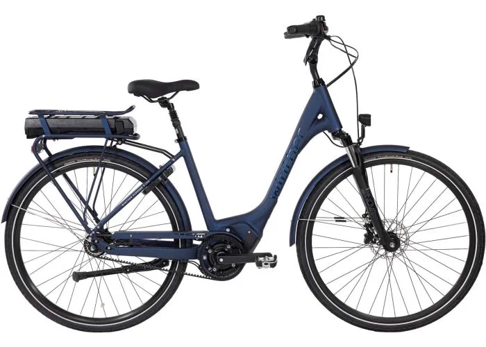 Winther Superbe 3 LTD Dame Elcykel Mørkeblå Remtræk