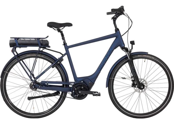 Winther Superbe 3 LTD Herre Elcykel Mørkeblå Remtræk